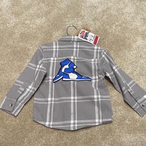 Mish boys button down sneaker flannel